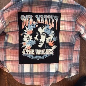 Vici Multicolor Plaid shacket - Bob Marley